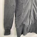 Lululemon  Dark Grey Full Zip Activewear Scuba Hoodie Jacket Women's Size 6 Photo 4