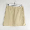 Patagonia  Size 4 Skort Skirt Tan Shots Mini Solid Zipper Pocket Womens 1585 Photo 1