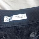 ZARA black denim material pleated shorts Photo 4