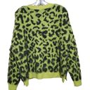 DKNY  Jeans Womens Animal Print LongSleeve Pullover Sweater Sz Large Photo 3