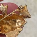 Oleg Cassini Vintage  Small Enamel Frog Brooch Photo 10