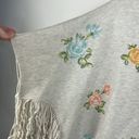 Anthropologie  TP Flowered Fringe Poncho Photo 5