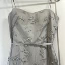 Marchesa Notte Marchesa Norte Bridesmaid Grey Maxi Gown Size 4 Photo 3