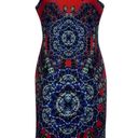 Hunter Bell  Shannon Jewels Print‎ Scuba Sleeveless Above The Knee Dress Size M Photo 2