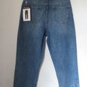 DKNY JEAN KENT HIGH RISE STRAIGHT LEG RAW HEM COTTON ANKLE LENGTH Photo 1