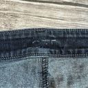 Loft Ann Taylor  Women's Slim Straight Leg Jeans Dark Blue Denim 32 Stretchy Zip Photo 6