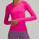 Lululemon  Women’s Size 6 Long Sleeve Swiftly Tech Sonic Pink Race Length New Photo 0