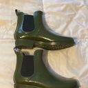 Rubber Chelsea Boots Green Size 8 Photo 0