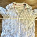 Michael Stars  Joanna Button Down Shirt - Stripes - Navy Multi/Navy Stripe Photo 8