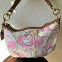 Coach  Multiple Pink Signature SoHo Hobo Handbag- fabric lining- Style: 11905 Photo 14