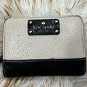 Kate Spade  Snap Zip Wallet Ivory Black Tan Photo 0