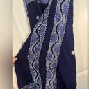 Advance Apparels Vintage Embroidered Tie Dye Boho Off the Shoulder Wrap Dress OS Blue Size undefined Photo 8