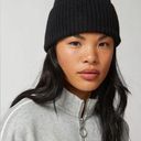 Urban Outfitters UO Khloe Ribbed Beanie in Black Photo 0