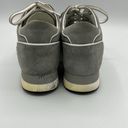 Max Mara  Suede Sneakers With Small Wedge In Grey size 37.5 B24A2 Photo 6