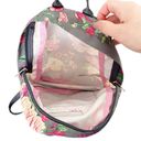 Jansport  Gray Pink Floral Mini Backpack Photo 4