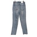 Pistola  Presley Straight Leg High Rise Light Wash Distressed Jeans 26 Primetime Photo 2