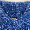 Vintage Blue Tapestries Ireland  Wool Sweater Jacket Size M Photo 4