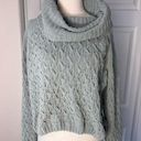 The Moon  and Madison Oversized Cropped Cowl Neck Sweater Photo 0