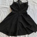 Trixxi Black Lace Zip Up Dress Photo 2