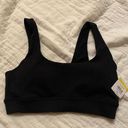 Zella  black ribbed sports bra NWT size small Photo 5