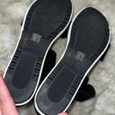 Eileen Fisher Women's Viv Wedge Leather Nubuck Sandals Black Size 9.5 Casual Photo 4