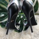 Brian Atwood  Metallic Snake print Strappy Laetitia Stiletto Sandals 8.5 Photo 7