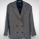 ALLSAINTS  Elle Double Breasted Grey Blazer Size US 6 UK 10 Chic Timeless Clean Photo 0