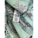 Prince And Fox  Women's Dress Sleeveless Blue Teal Size Small Floral Faux Wrap Fron Photo 3