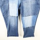 Lane Bryant  High Rise Colorblock Distressed Denim Cari Jeans, Size 22 Photo 5