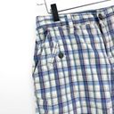 Krass&co 00s GH BASS AND  Vintage Blue Purple Cotton Plaid Shorts Photo 6