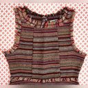 She & Sky retro brown tweed twill boho bohemian dress juniors size medium Photo 2