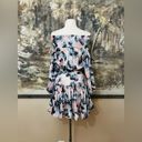 MISA Los Angeles  Freesia Off The Shoulder Watercolor Floral Dress Size XS $282 Photo 4