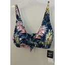 Raisin's  Tropical Plunge Bikini Top NWT Size Large Photo 0