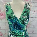 Tracy Reese  Women's Sleeveless Floral Sheath Dress In Green 6 Photo 3