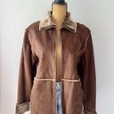 Vintage 90s RP Sport By Regent Park Faux Suede / Furr Zip Photo 7