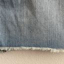 Polo JEANS CO. Vintage 90s Light Wash Denim Distressed Raw Hem Gigi Mini Skirt Photo 4