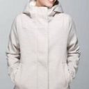 Lululemon  | Studio Softshell Hooded Jacket in Angel Wing Cream Size 4 Photo 0