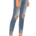 One Teaspoon  High Waist Raw Fray Destroyed Distressed Freebirds II Ankle Jean 28 Photo 0