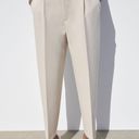 ZARA ecru high waisted belted fabric pants blogger favorite Photo 7