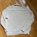 Debut cream V- neck sweater size L Photo 2