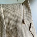 Esprit 90s Vintage Blazer Tailored Size Small Tan and Pink houndstooth Print  Photo 6