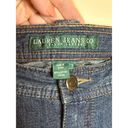 Ralph Lauren Lauren Jeans Co.  Women's Size 10 Blue Denim Skirt Embroidered EUC Photo 2