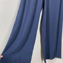 Krass&co  Medium Stretch Crepe Wide Leg Pants Navy New $650 Photo 2