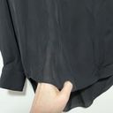 Veronica Beard  Black Silk Semi-Sheer Tunic Blouse Size 6 Photo 4