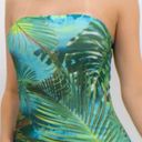 One Piece Palm Tree Strapless  Body Con Jumper Photo 6