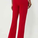 Tuckernuck  Compression Knit Ashford Pants Red Small Crop Pull On Photo 3