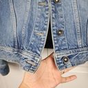 DKNY  Jean Jacket Blue 100% Cotton Trucker Denim Jacket Size M Photo 8