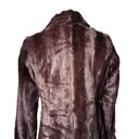 Dennis Basso Dennis by  Brown Faux Fur Moto Jacket, Sz S Photo 7