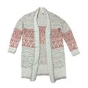 Joie  Oversized Wool Blend Cardigan Sweater Nordic Long Line Nubby Womens Medium Photo 0