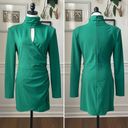 NBD  Simone High Neck Cut Out Dress Green M Photo 1